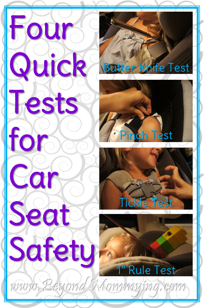 Car Seat Check Quick and Easy Tests for Car Seat Safety Beyond Mommying