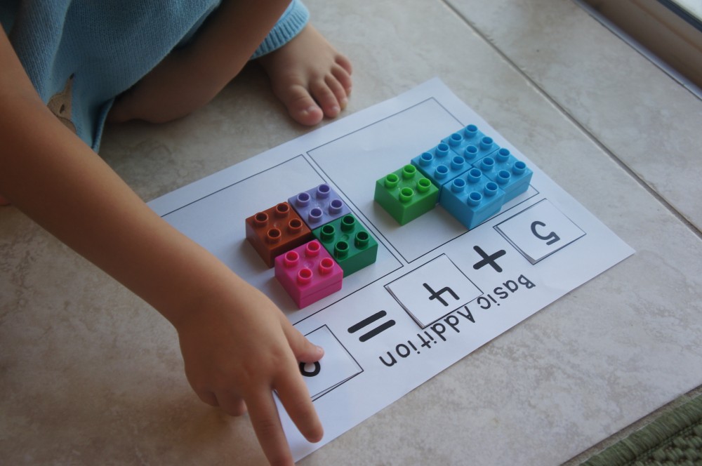 Building Block Math Work for Preschoolers - Beyond Mommying