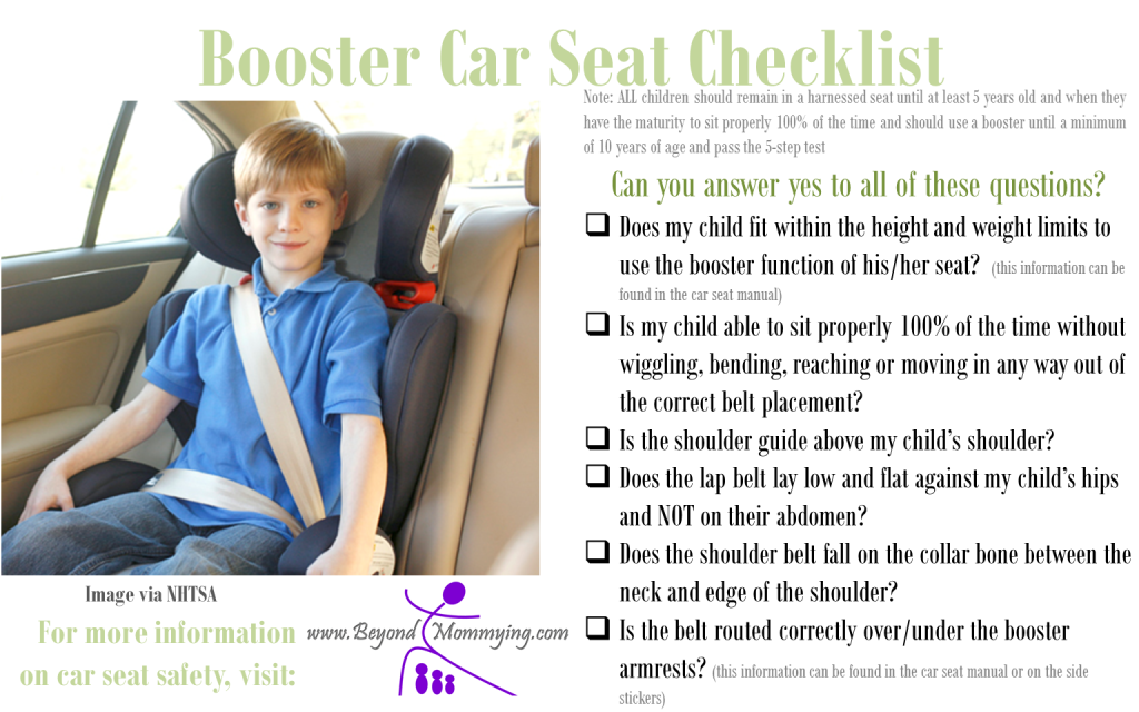 Car Seat Safety: Checklists for Proper Car Seat Use - Beyond Mommying