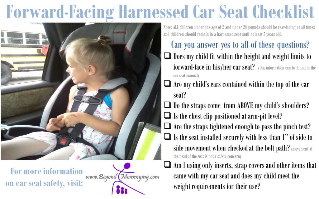 Car Seat Safety: Checklists for Proper Car Seat Use - Beyond Mommying