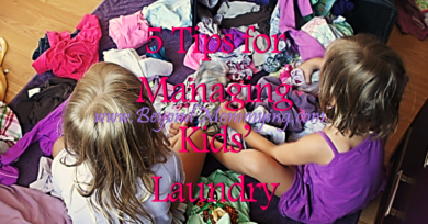 Tips for managing kid's laundry