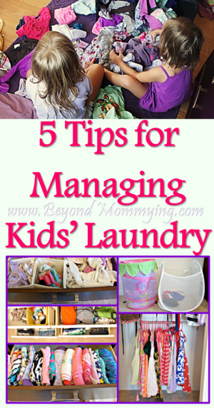 5 Easy Tips for Organizing Kid's Laundry - Beyond Mommying