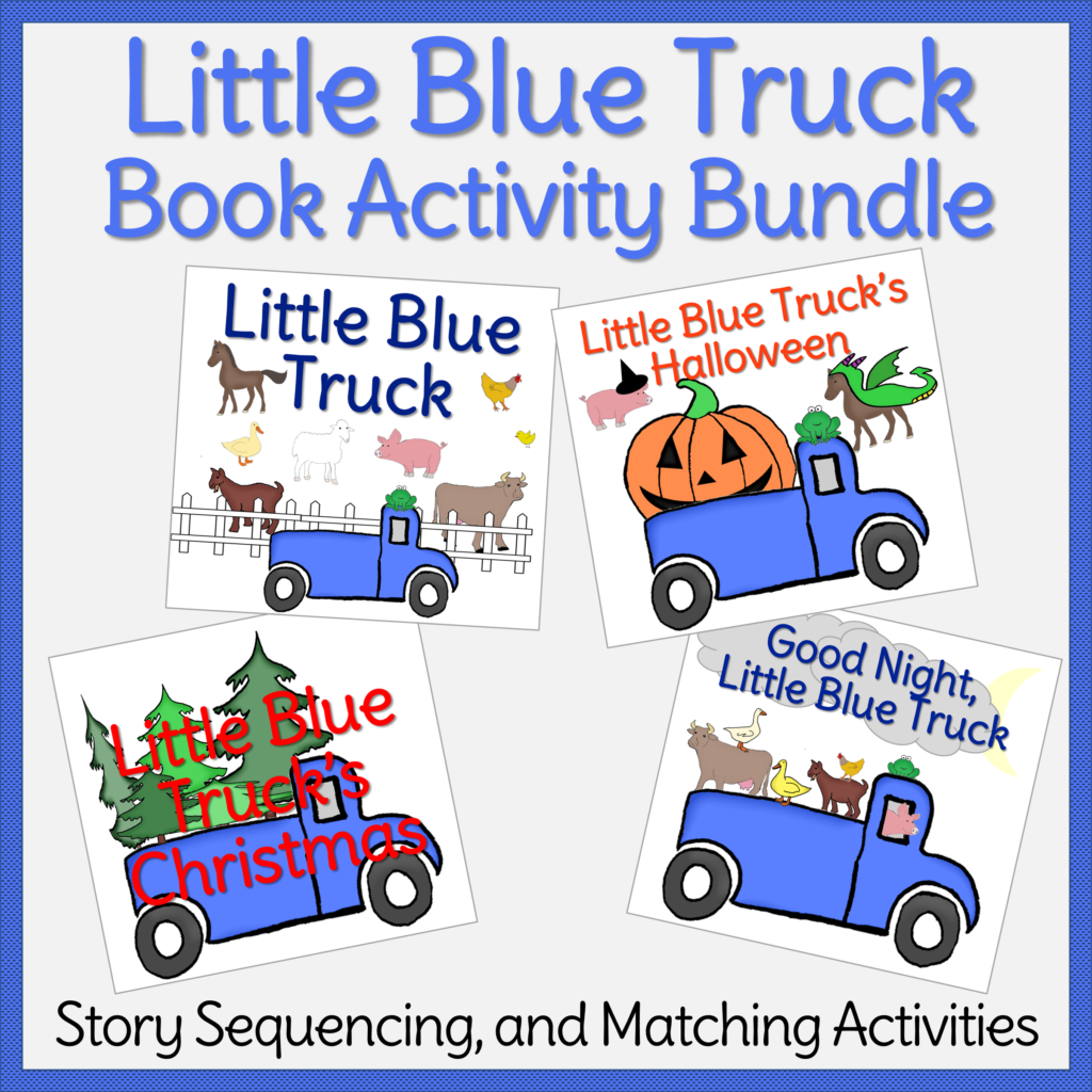 little blue truck stuffed animal